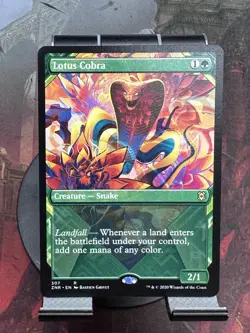 Lotus Cobra *Showcase* - ZNR-BF - NM - Magic The Gathering - MTG - Image 1