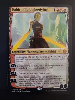 MTG Magic The Gathering Phyrexia All Will Be One Nahiri, The Unforgiving Ex Con - Image 1