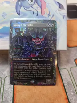Krang & Shredder - 0201 - R - Foil - Borderless - TMNT - MTG - NM/M - Image 1