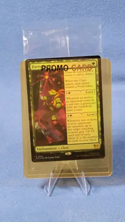 Party Dude (Foil) NM Rare MTG Ninja Turtles Pre-release Promo Sealed - Image 4
