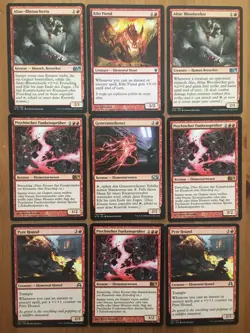 75 Karten CHANDRA Elemental Burn DECK YOUNG PYROMANCER Magic MTG PLANESWALKER - Image 5