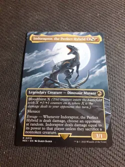 Indoraptor, the Perfect Hybrid - Borderless - Jurassic World Collection (MTG) - Image 1