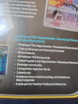 Pokemon Mega Evolution Phantasmal Flames ETB Elite Trainer Box New Sealed - Image 4