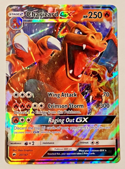 Pokemon Charizard GX 20/147 Sm-Burning Shadows NM - Image 1