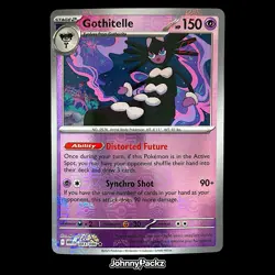 Gothitelle 043/086 - 2025 White Flare Master Ball Reverse Holo Pokemon Card (NM) - Image 1