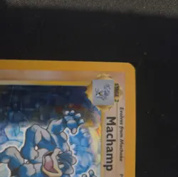 Pokemon TCG Machamp Holo Card Base Set 1st Edition 8/102 Moderate Condition - Image 4