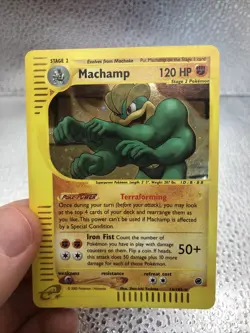 Pokemon TCG Machamp Holo 16/165 Expedition Base Set E Series Holo LP-NM!! - Image 1