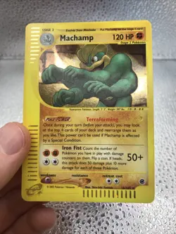 Pokemon TCG Machamp Holo 16/165 Expedition Base Set E Series Holo LP-NM!! - Image 2