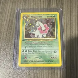Pokemon Meganium Holo Rare Neo Genesis 10/111 Wizards of the Coast 2000 Card - Image 1