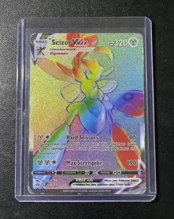Scizor VMAX 193/189 Darkness Ablaze Rainbow Full Art -Pokemon TCG -HP/MP con - Image 1