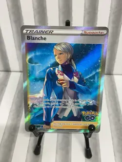 Pokemon TCG Blanche SWSH227 Black Star Promo Holo Card Near Mint Condition - Image 1