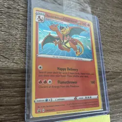 Special Delivery Charizard Pokemon Center Promo Card Holo (SWSH075) - SEALED - Image 2