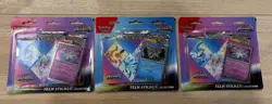 Pokemon TCG Scarlet Violet Prismatic Evolutions Tech Sticker Collection Lot of 3 - Image 1