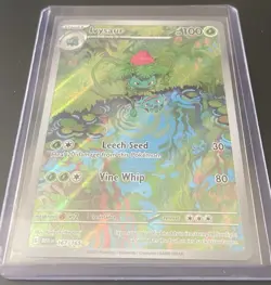 Pokemon TCG Ivysaur Scarlet Violet-151 Holo Card 167/165 IR English NM - Image 1