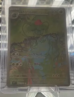 Pokemon TCG Ivysaur Scarlet Violet-151 Holo Card 167/165 IR English NM - Image 3
