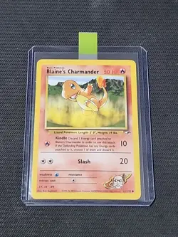 Pokemon Gym Heroes "Blaine's Charmander" 61/132 / Common / Near Mint - Image 3