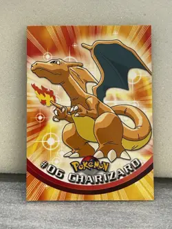 Topps Pokemon TCG - Charizard - #6 - Non-Holo - Series 1 RED Logo - Image 1