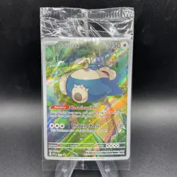 Pokemon TCG Snorlax Sealed Promo 051 Scarlet Violet 151 Black Star Holo - Image 1