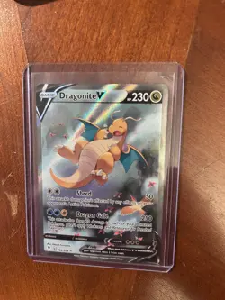 2021 Pokemon TCG Sword & Shield Evolving Skies #192 Dragonite V ALT ART UR. MINT - Image 1