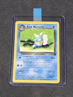 Pokemon Team Rocket "Dark Wartortle" 46/82 / Uncommon / Moderately Played - Image 3