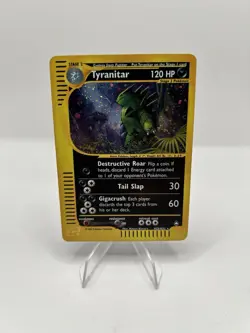 Pokemon TCG Tyranitar H28/H32 Aquapolis 2002 Holo E-Series Vintage - LP - Image 1