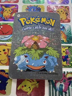 Pokemon 151 Vintage Pocket Monsters Vending HOLO Prism Sticker 2000 Nintendo - Image 3