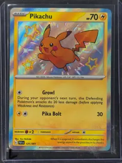 Pikachu 131 Pokemon PAL Paldean Fates 2024 NM- 🔥🔥🔥 - Image 3