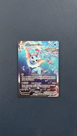 Pokemon TCG Vaporeon VMAX SWSH182 Black Star Promo - Image 1