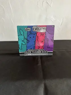 Pokemon Center Evolving Skies EMPTY ETB No Packs/Promo Accessories Only! - Image 1