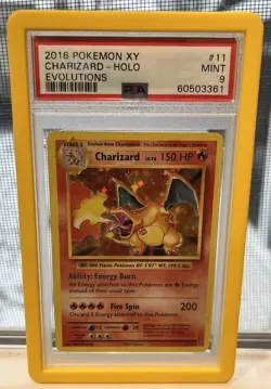 2016 Pokemon XY Evolutions Charizard-Holo #11 PSA 9 - Image 1