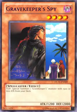 Yugioh! MP Gravekeeper's Spy - Purple - DL11-EN009 - Rare - Unlimited Edition Mo - Image 1