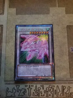 YUGIOH ACCEL SYNCHRO STARDUST DRAGON MP24-EN030 QUARTER CENTURY SECRET 1ST ED NM - Image 1