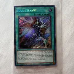 YUGIOH Soul Servant Limited Edition LDS3 EN095 Secret Rare SEALED NM - Image 1