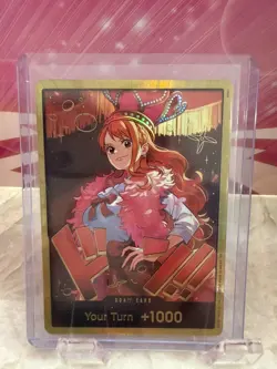 DON!! Card (Nami) (Gold) Extra Booster: One Piece Heroines Edition Foil NM - Image 1