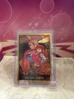 DON!! Card (Nami) (Gold) Extra Booster: One Piece Heroines Edition Foil NM - Image 3
