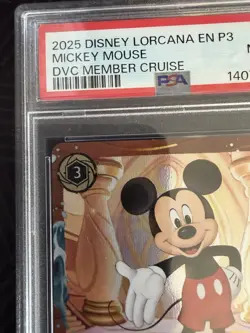 Disney Lorcana Mickey Mouse True Friend Promo 10/P3 DVC Member Cruise PSA 8 - Image 3