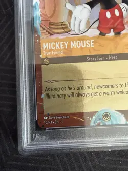 Disney Lorcana Mickey Mouse True Friend Promo 10/P3 DVC Member Cruise PSA 8 - Image 5