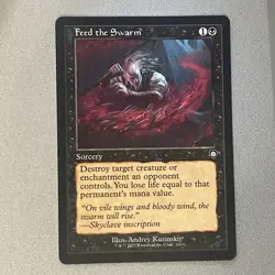 1x - Feed the Swarm - Retro Frame #106 - CMR: The Brother's War - CUC NM MTG - Image 1