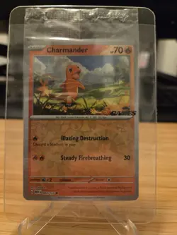 Sealed Charmander - 004/165 - Pokemon 151 EB GAMES Stamp - Promo - Pokemon - Image 1