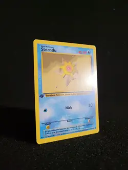 Pokemon Karte Sterndu - 1. Edition MINT - 65/102 Basis Set - Image 2