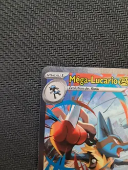 carte Pokemon Mega-Lucario EX Alternative 179/132 FR ETAT NEUF NM 🇨🇵 - Image 2