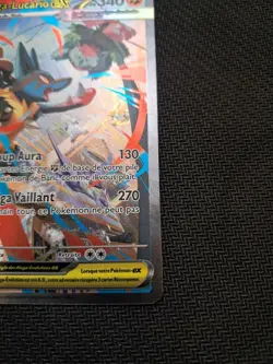 carte Pokemon Mega-Lucario EX Alternative 179/132 FR ETAT NEUF NM 🇨🇵 - Image 4