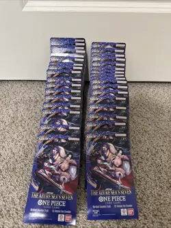 One Piece TCG The Azure Sea’s Seven OP-14 Sleeved Booster Pack Lot Of 34 Sealed - Image 1