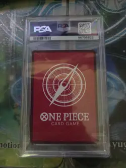 2024 One Piece EN Promo Monkey D. Luffy PSA Magazine Exclusive OP05-060 PSA 10 - Image 2