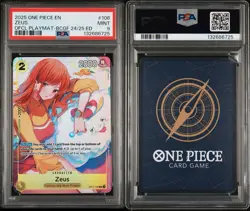 2025 ONE PIECE PROMOS GAMES FEST 24-25 EDITION #106 ZEUS PSA 9 - Image 3