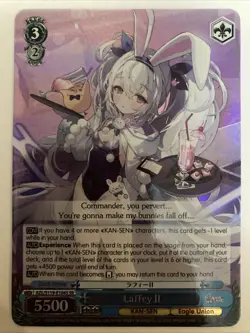Weiss Schwarz AZL/S119-E104S Laffey II SR foil Azur Lane Vol.2 English - Image 1