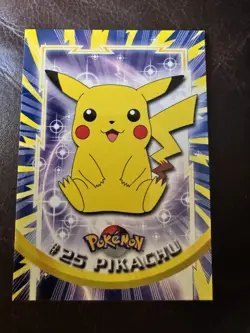 Topps #25 Pikachu Card - Image 1