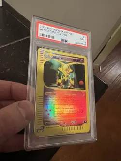 Pokemon Card Alakazam Rare Reverse Holo PSA Mint 9, Skyridge #2, WOTC 2003 - Image 4