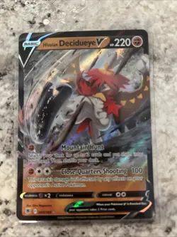 Pokemon TCG Hisuian Decidueye v Sword & Shield Astral Radiance Card 083/189 - Image 1