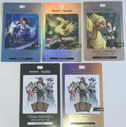 Magic The Gathering FINAL FANTASY Magic League Pass Card Lv99 Tifa Level 99 Used - Image 1
